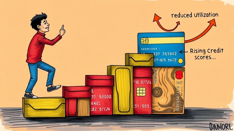 Structure your debt to reduce credit utilization quickly