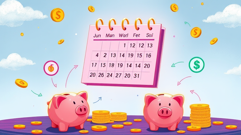 Set up custom savings triggers based on your calendar