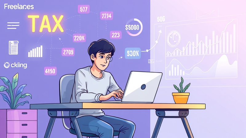 Forecast tax impacts of freelance income automatically