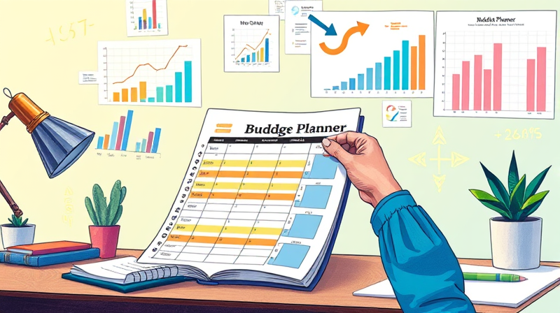 Create printable budget templates with adaptive formulas