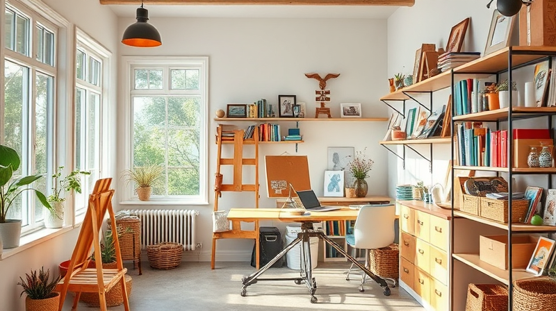 How to Set Up a Personal Art Studio in Your Living Space